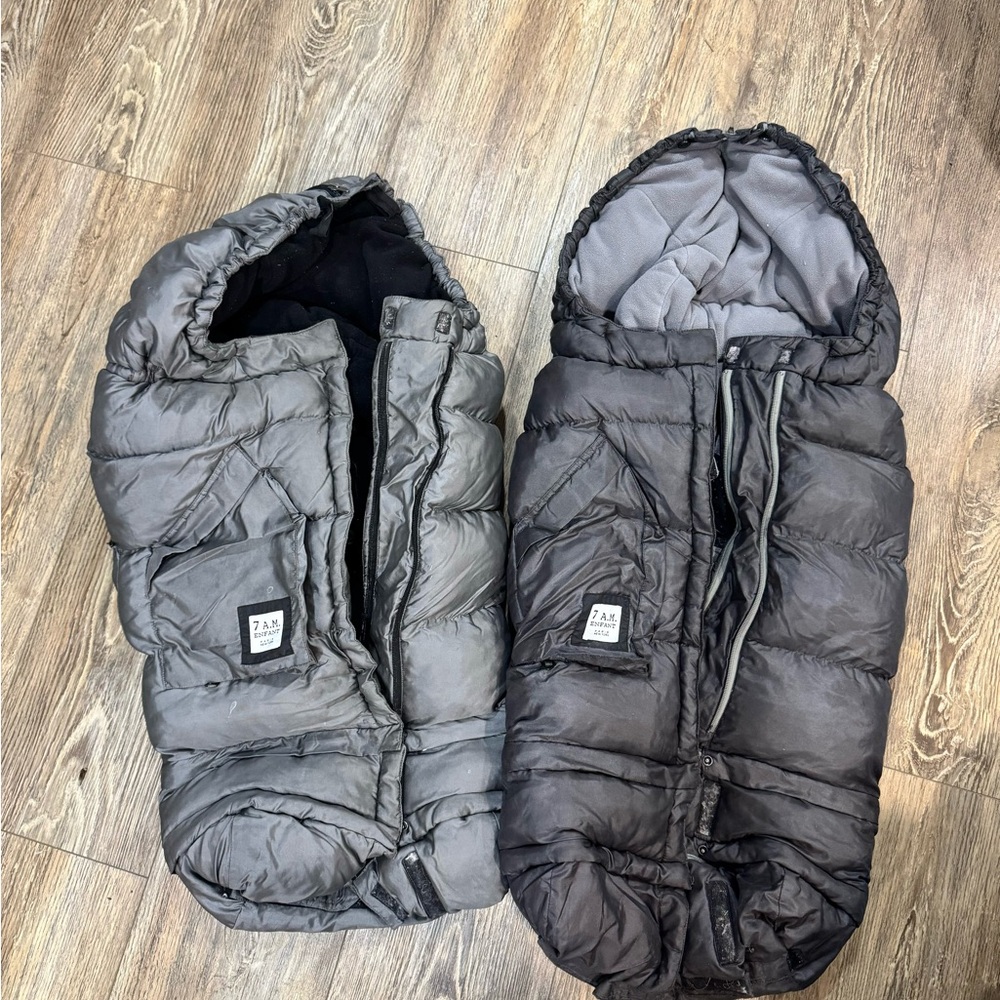 2 7AM enfant stroller blankets.